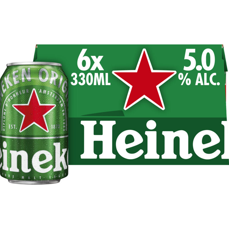 6 pack Heineken