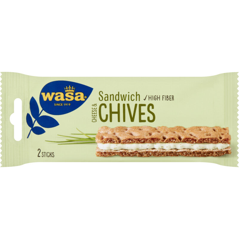 Wasa sandwich cheese chives