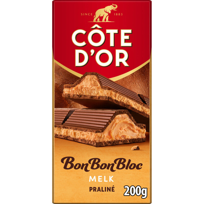 Cote d´or bon bon bloc melk praline