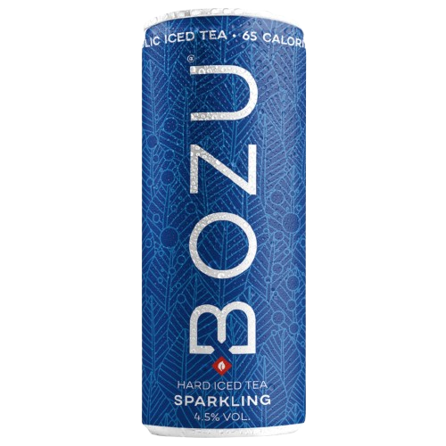 Bozu hard iced tea sparkling( donkerblauw)