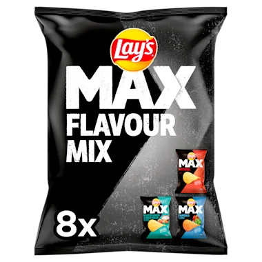 Lays 8 pack 3 smaken
