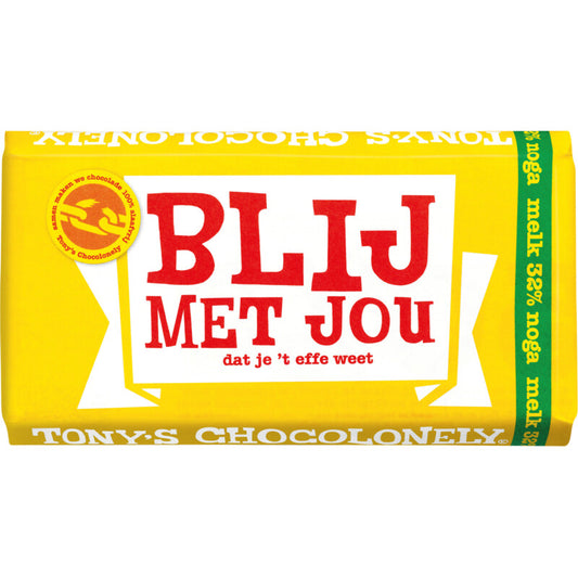 Tony chocolonely nougat melk