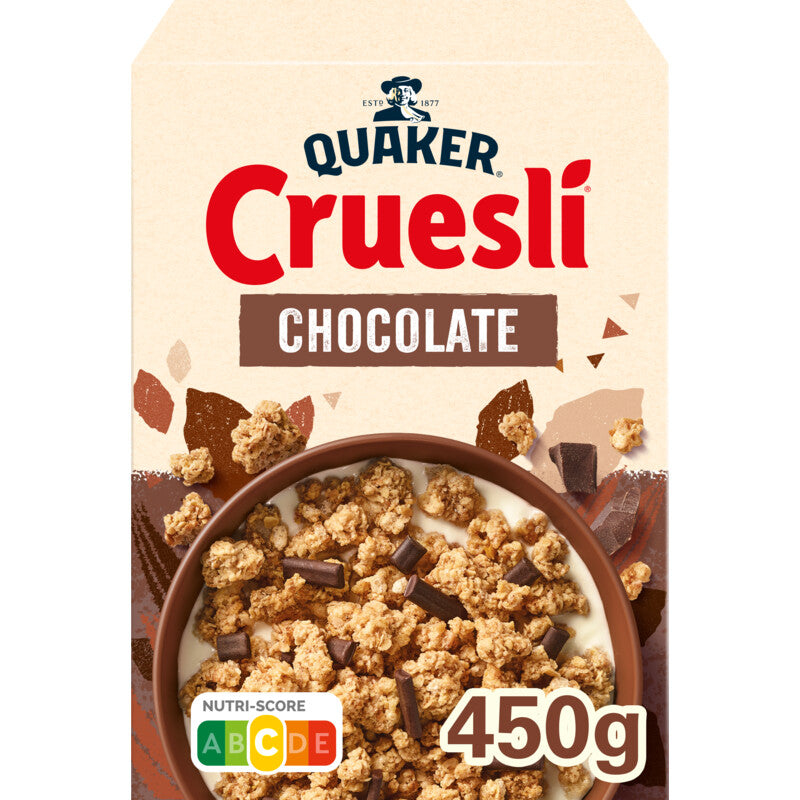 Quaker cruesli chocolate