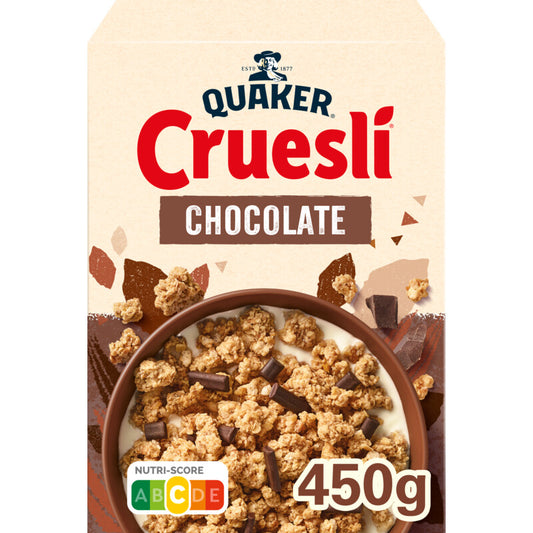 Quaker cruesli chocolate