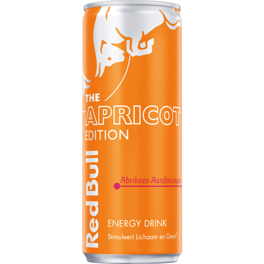 Red Bull abrikoos-aardbei