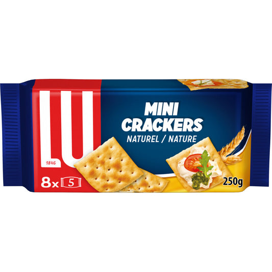 Mini crackers naturel lu