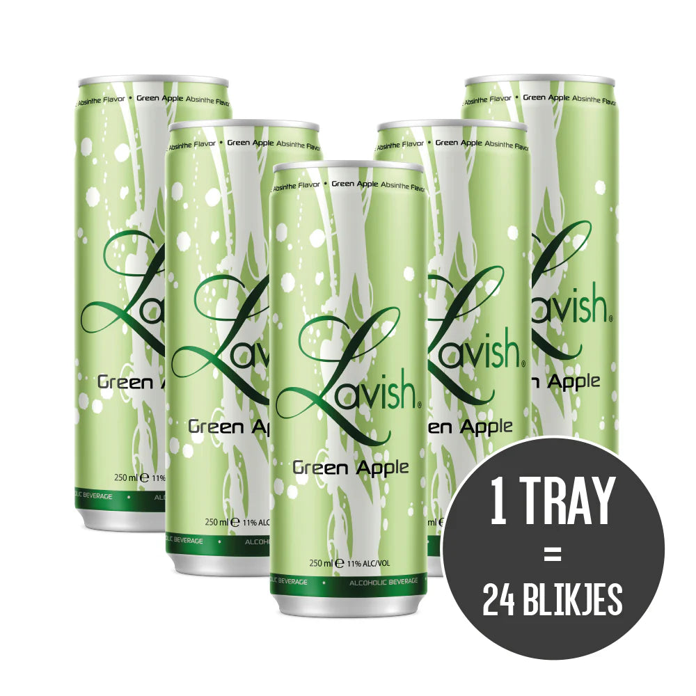 Tray lavish green apple