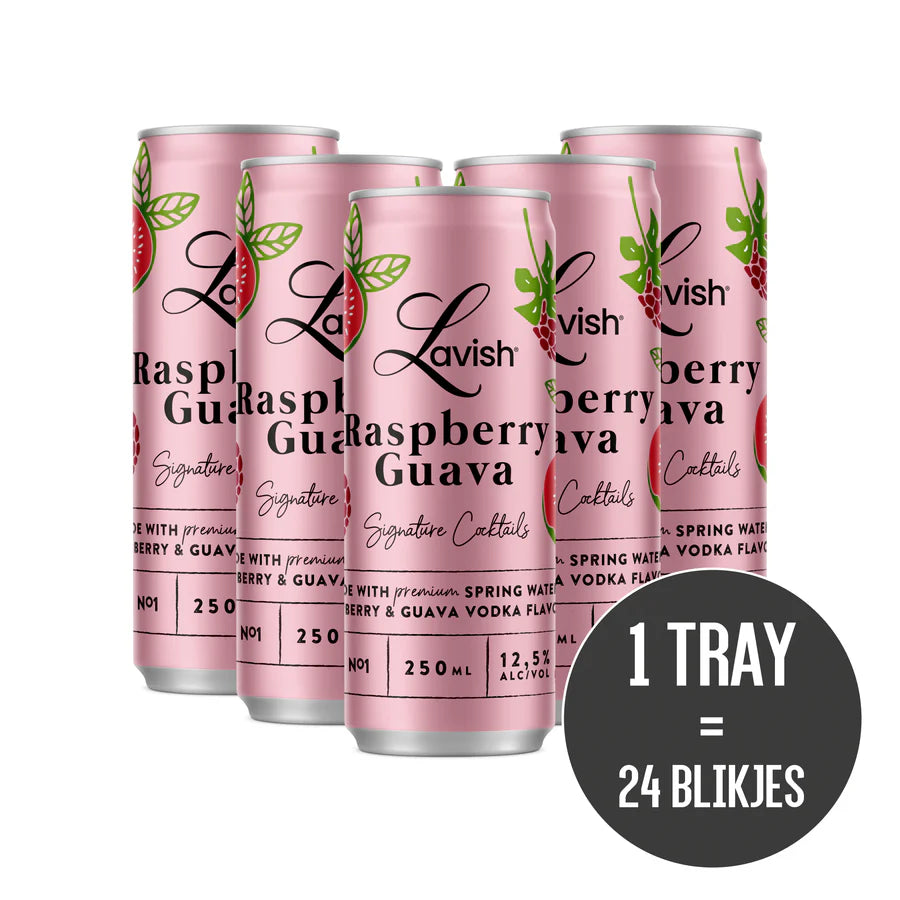 Tray lavish raspberry guava