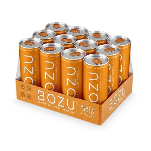 Tray Bozu iced tea peach
