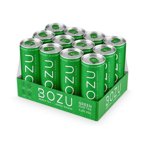 Tray Bozu iced tea green