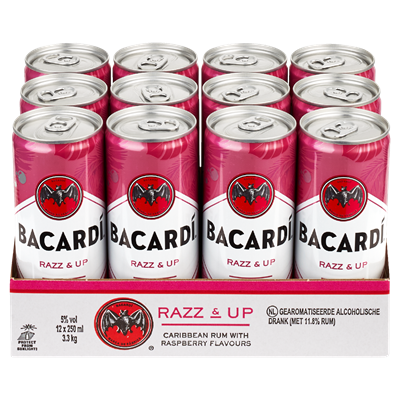 Tray bacardi razz